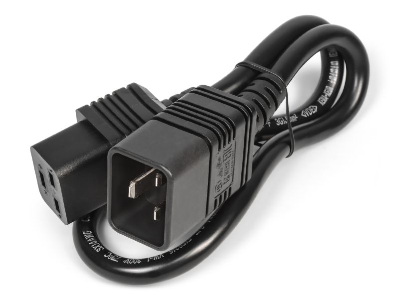 Dell 0.6m (2ft) Power Cord/Extension Cable (C19 To C20) 250V 16A (Packk of 10) - 0JM291