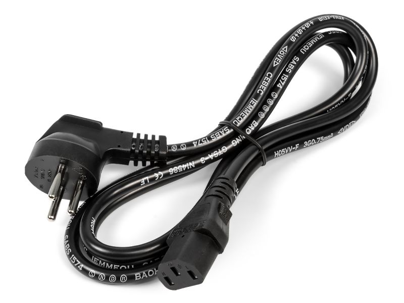 Dell 1.8m (6ft) Israel 3-Pin C13 Kettle Power Cable 250V (Pack of 50) - 0MJ159