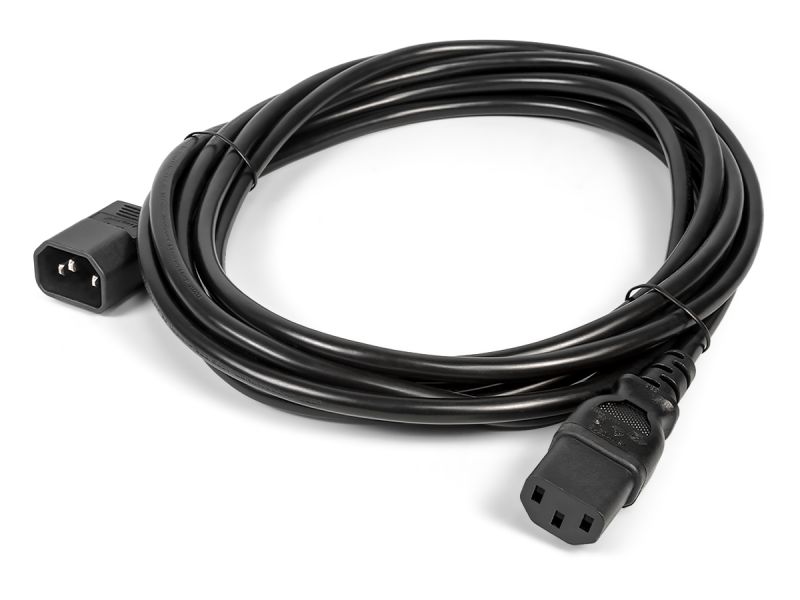 Dell 4m Rack/Server Power Cord / Kettle Extension Cable (C13 To C14) 250V 10A (Pack of 10) - 0Y086H