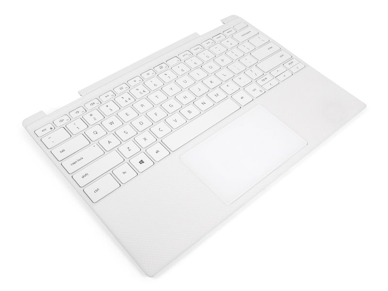 Dell XPS 7390/9310 2-in-1 White Palmrest, Touchpad & US/INT ENGLISH Backlit Keyboard - 0GG4MH + 0X7C56