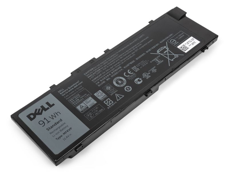 Genuine Dell MFKVP Laptop Battery (11.4V/91Wh/6-Cell)