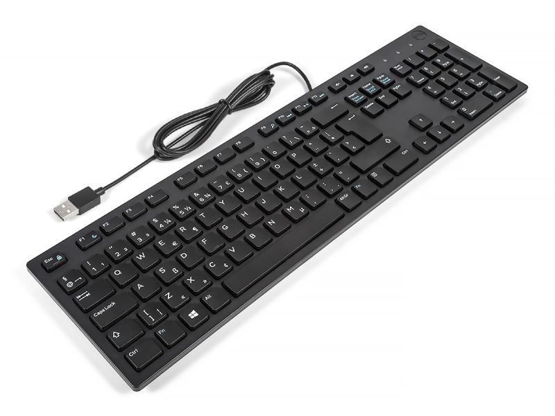 Dell KB216 DUTCH Slim Office Multimedia Keyboard (Refurbished)