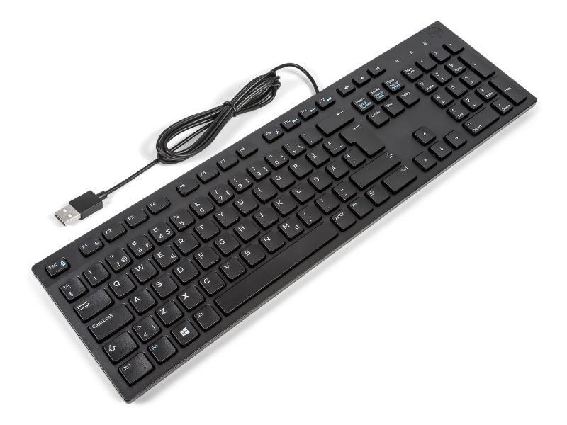 Dell KB216 SWEDISH/FINNISH Slim Office Multimedia Keyboard