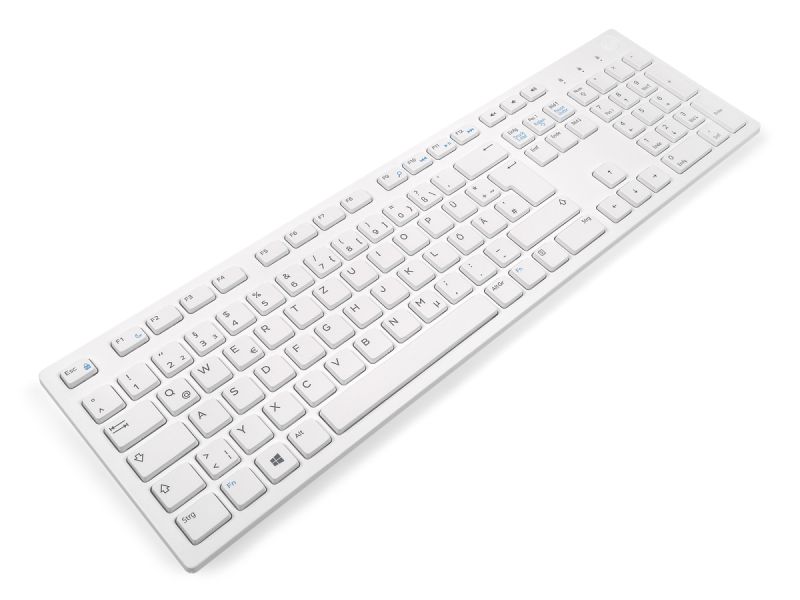 Dell KM636 GERMAN White Wireless Keyboard