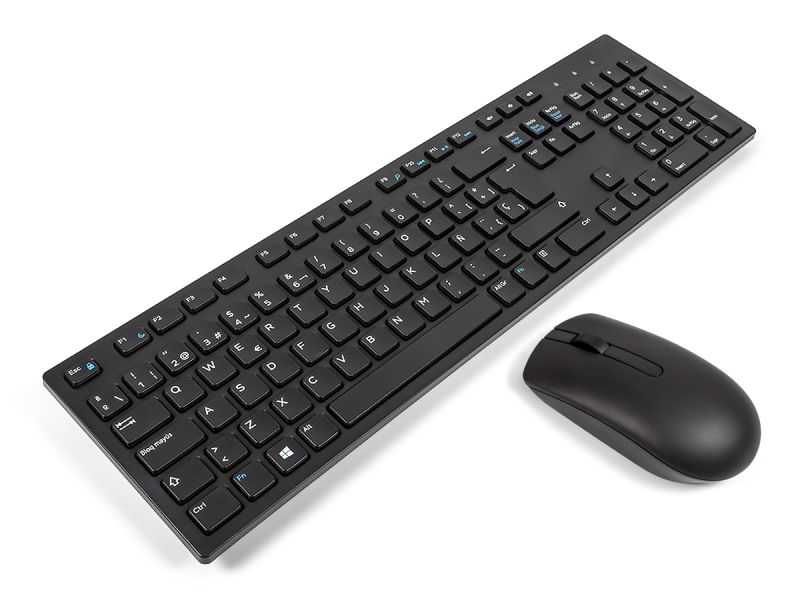 Dell KM636 SPANISH Wireless Mouse & Keyboard Combo Bundle