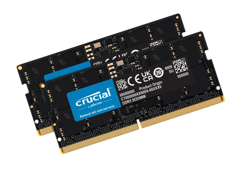 Crucial 32GB (2 x 16GB) DDR5 5600Mhz SO-DIMM RAM Kit