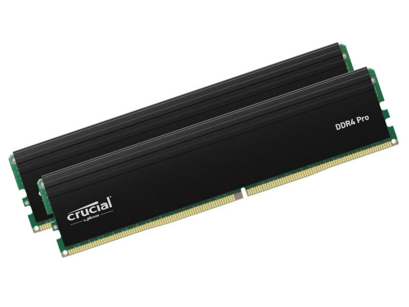 Crucial 64GB (2 x 32GB) DDR4 Pro 3200Mhz U-DIMM RAM Kit