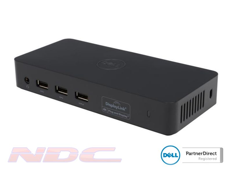 Dell D3100 Docking Station With 65w Power Supply,usb3 Cable And Dvi 