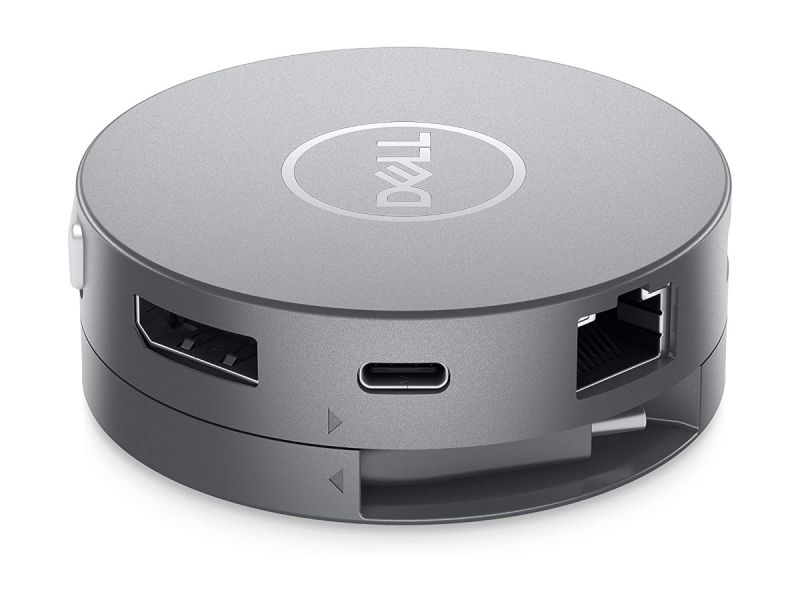 Comprehensive 7-in-1 adapter with power pass-through

The Dell USB-C Mobile Adapter is a compact and portable multiport 7-in-1 adapter that can connect to just about any device you have. Its downstream USB-C port supports power pass through and is ideal