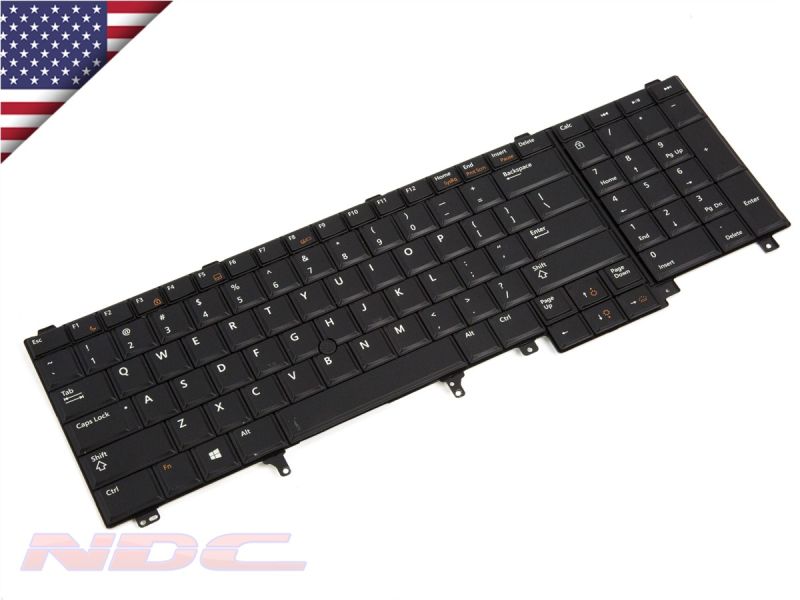 7T425 Dell Precision M4600/M4700 US ENGLISH WIN8/10 Backlit Keyboard - 07T4250