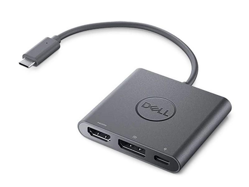 Dell Adapter USB-C to HDMI/DP with Power Pass-Through DBQAUANBC070 - 076RN1 (Refurbished)