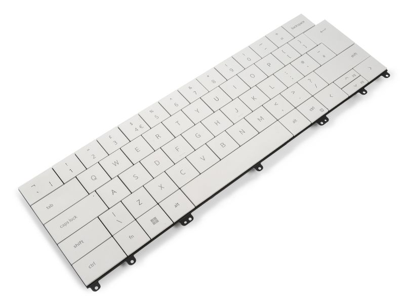 86YG6 Dell XPS 13 Plus 9320 UK ENGLISH Backlit Keyboard WHITE - 086YG6-1