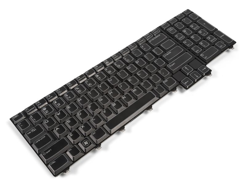 N9182 Dell Alienware M17x R1/R2/R3/R4 US ENGLISH Keyboard with AlienFX LED - 0N9182-1