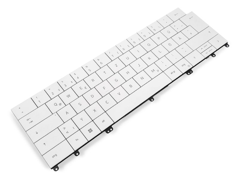 D6DGK Dell XPS 13 Plus 9320 GERMAN Backlit Keyboard WHITE - D6DGK0