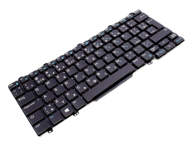 6VRRJ Dell Latitude E5250/E7250 CZECH/SLOVAK Backlit Keyboard - 06VRRJ-4