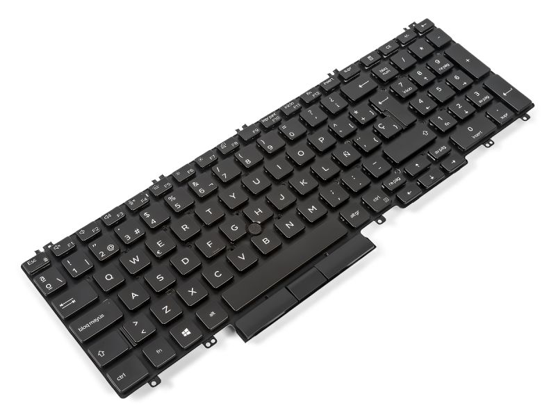 XT0PR Dell Precision 3540 / 3541 / 3550 / 3551 Dual Point SPANISH Backlit Keyboard - 0XT0PR0