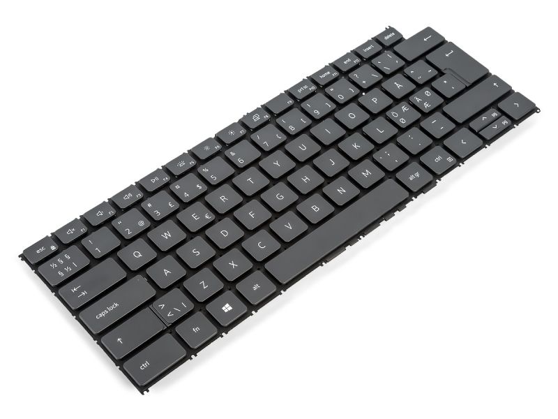 V65XG Dell Inspiron 5300/5301/5390/5391 NORDIC Backlit Keyboard (Grey) - 0V65XG0