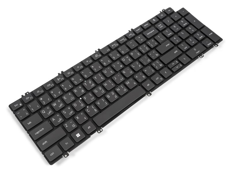 RD7GV Dell Precision 3560/3561/3570/3571/3580/3581 ARABIC Backlit Keyboard - 0RD7GV0