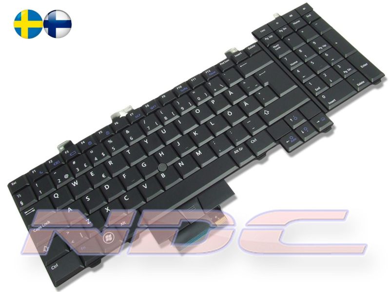 D132R Dell Precision M6400/M6500 Swedish/Finnish Backlit Keyboard - 0D132R0