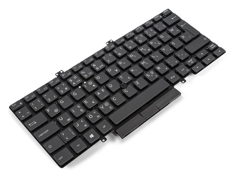 N06NP Dell Latitude 5400/5401/5410 /5411 Dual Point TURKISH-F Backlit Keyboard - 0N06NP0