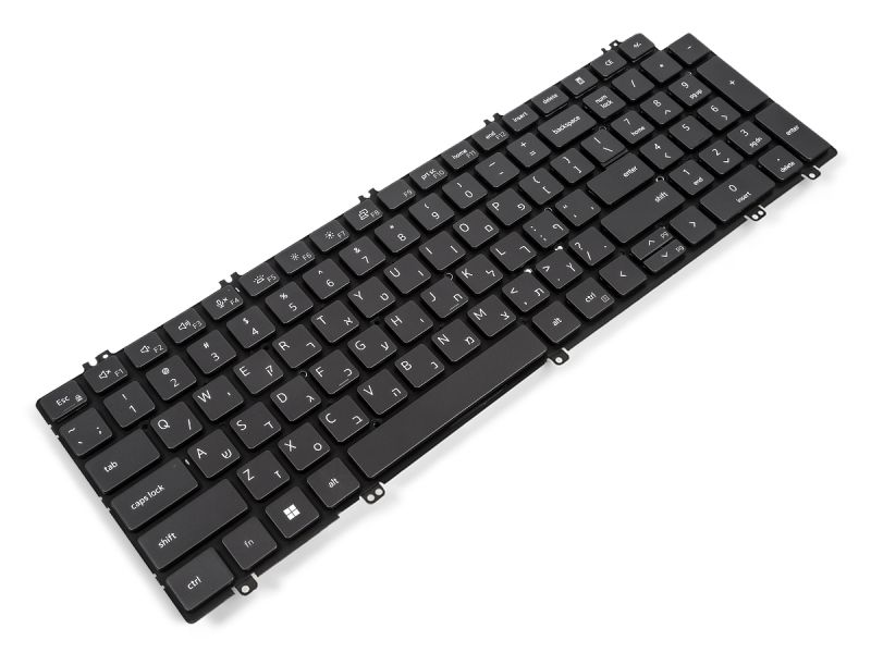 RKTMY Dell Precision 3560/3561/3570/3571/3580/3581 HEBREW Backlit Keyboard - 0RKTMY0