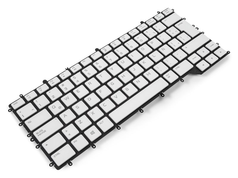 XHG9T Dell Alienware m15 R2/R3/R4 SPANISH LATIN RGB Backlit Keyboard (White) - 0XHG9T0