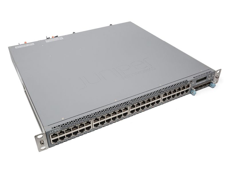 Juniper EX4300-48P 48-Port PoE+ Ethernet Switch with EX-UM-4X4SFP Uplink Module - 2 x 1100W (Refurbished)