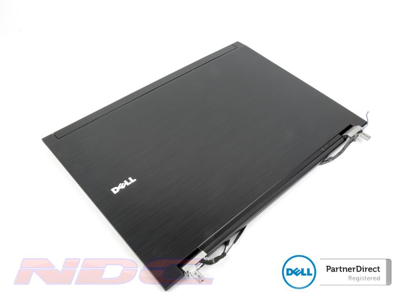 Dell Latitude E6500 & Precision M4400 Laptop LCD Lid Cover + Hinges + Wireless Cables - 0U541G