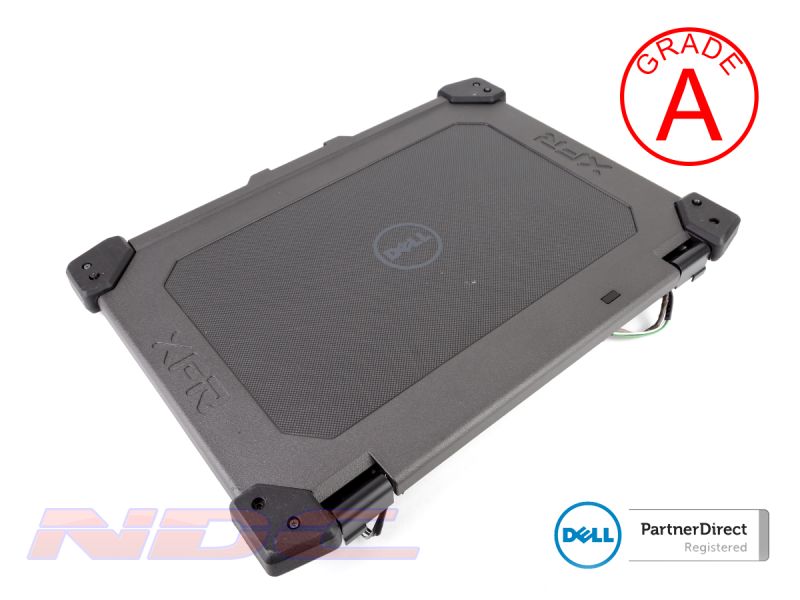 Dell Latitude E6420 XFR Laptop LCD Lid Cover + Hinges + Wireless Cables - 01F7TP