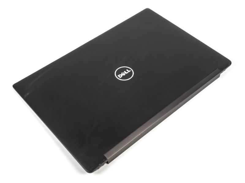 Dell Latitude 7280 Laptop LCD Lid Cover (Black) + Hinges + Wireless Cables - 0F6HR2