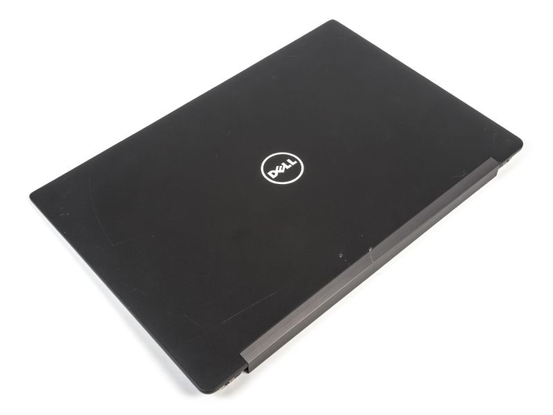 Dell Latitude 7280 Laptop LCD Lid Cover (Black) + Hinges + Wireless Cables - 0JXCT7