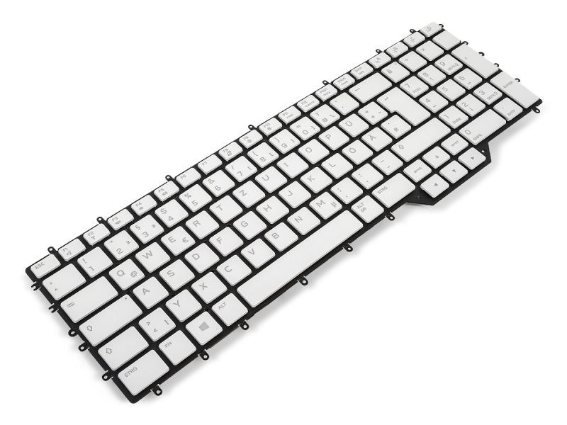 FVV67 Dell Alienware m17 R2/R3/R4/Area-51m R2 GERMAN Keyboard with per-Key RGB - 0FVV67-1