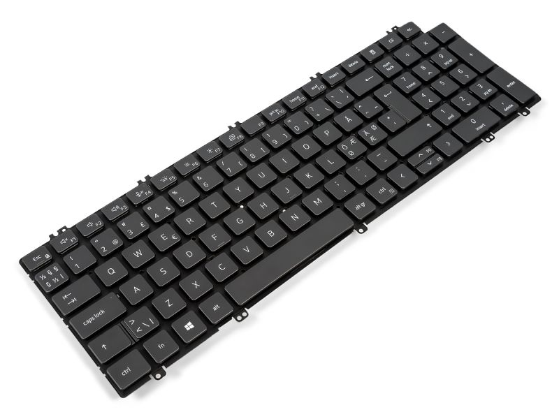 TW8VM Dell Latitude 5520/5521/5530/5531/5540 NORDIC Backlit Keyboard - 0TW8VM-1