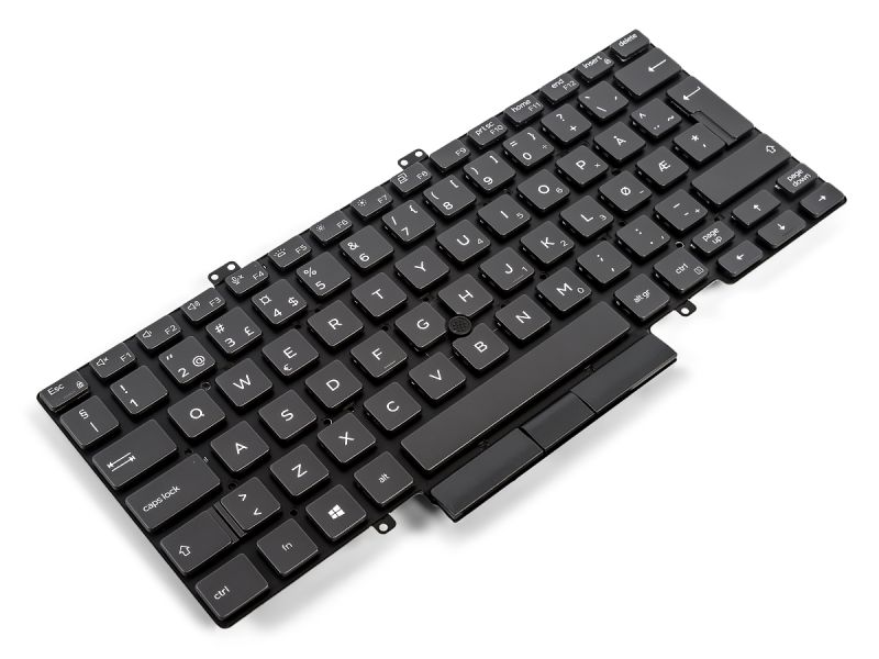 KPT0Y Dell Latitude 5400/5401/5410 /5411 Dual Point NORWEGIAN Backlit Keyboard - 0KPT0Y-1