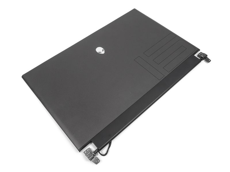 Dell Alienware M15 R2 Laptop LCD Lid Cover (Black) + Hinges + Wireless Cables - 0K7YT6