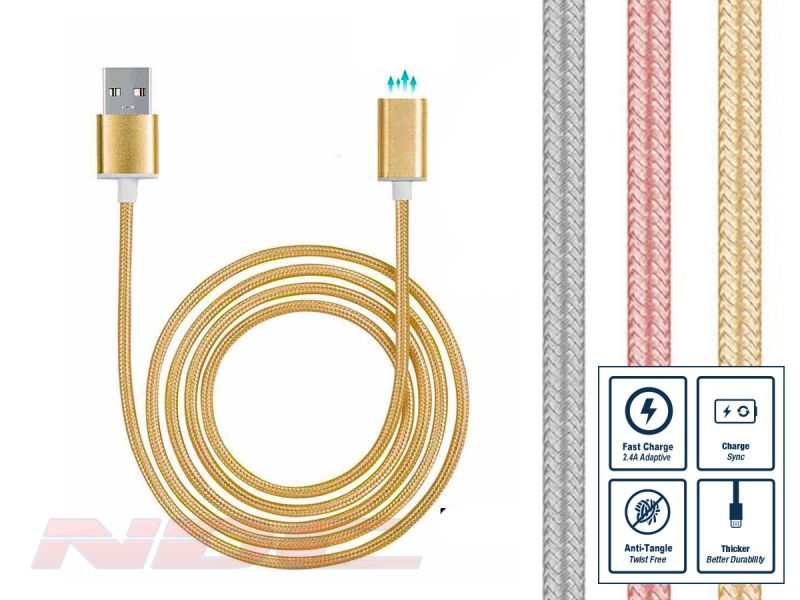 Magnetic 1m Cable GOLD (No Connector)