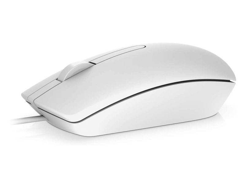 Dell MS116 Optical Wired Mouse - White