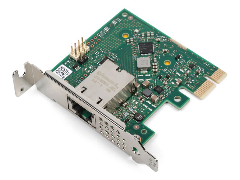 Dell Intel i225-T1 Single Port 2.5GbE Half Height Network Card - 0338N7