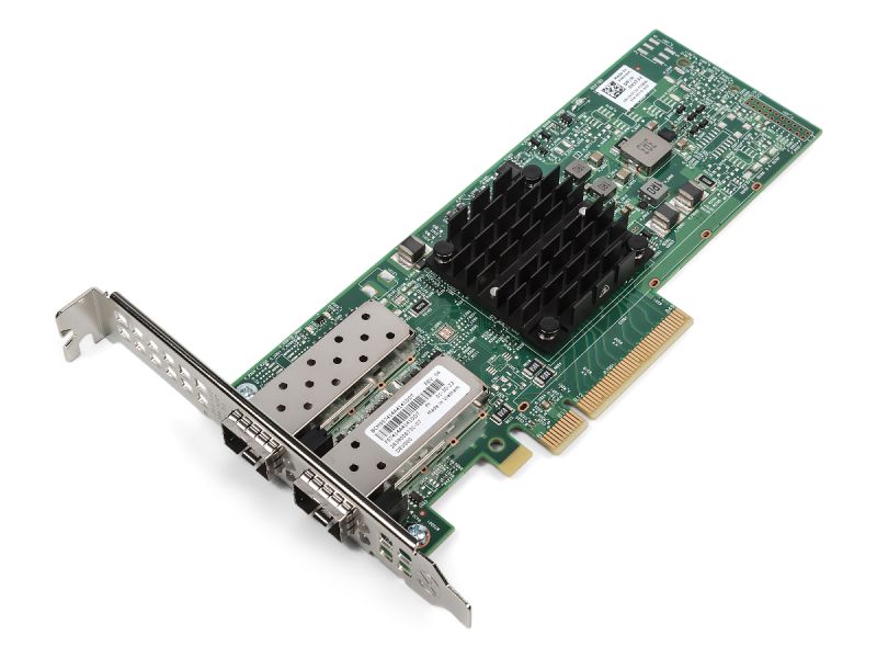 Dell Broadcom 57414 Dual Port 10/25GbE SFP28 Full Height Network Card - 0H3T3V