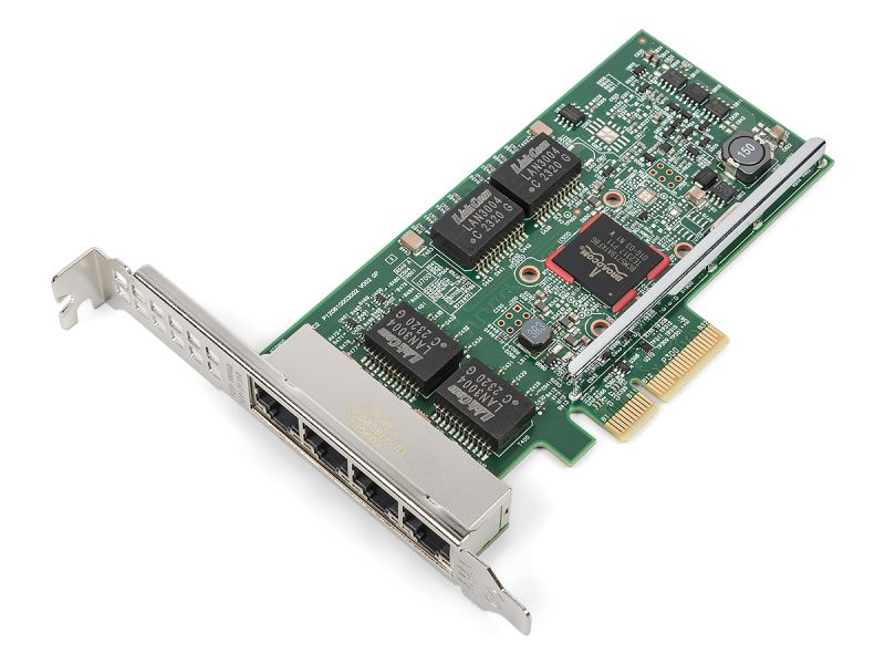 Dell Broadcom 5719 Quad Port 1GbE Full Height Network Card - 0MVK5F