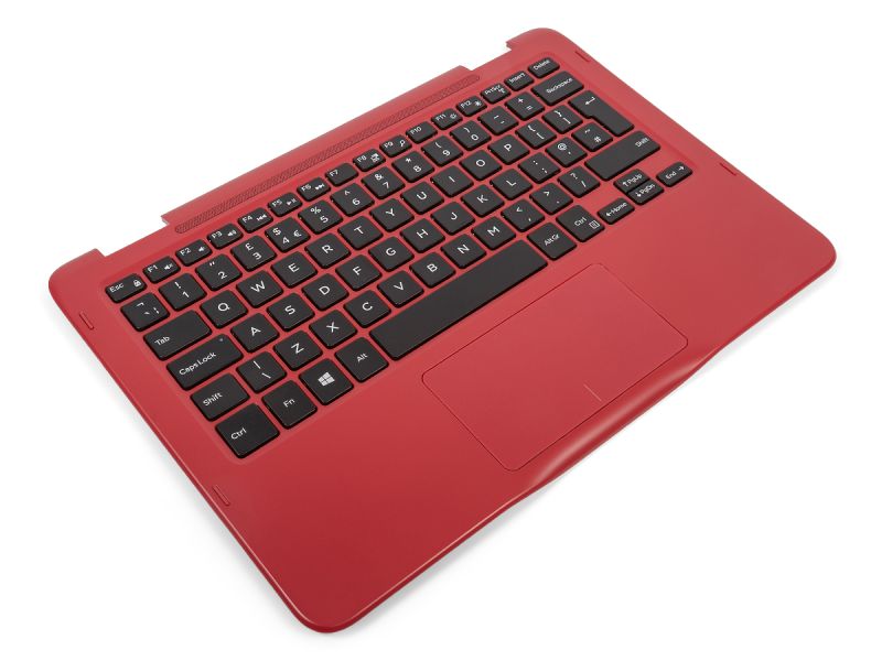 Dell Inspiron 11-3168/3169 Palmrest, Touchpad & UK ENGLISH Red Keyboard - 0WMTT4 New