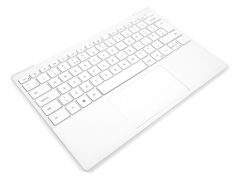 Dell XPS 9300/9310 White Palmrest/Touchpad & UK ENGLISH Backlit Keyboard - 04Y7N2 + 0G0N09