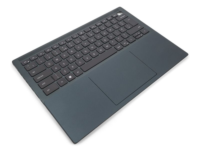 Dell Inspiron 7420 Green Palmrest, Touchpad & UK ENGLISH Backlit Keyboard - 09H2FF + 047VRY