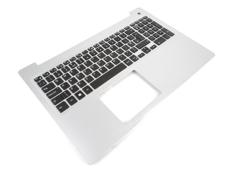 Dell Inspiron 5570/5575 Silver Palmrest & UK ENGLISH Backlit Keyboard - 0M1FJK / 0MR2KH + 09J9KG