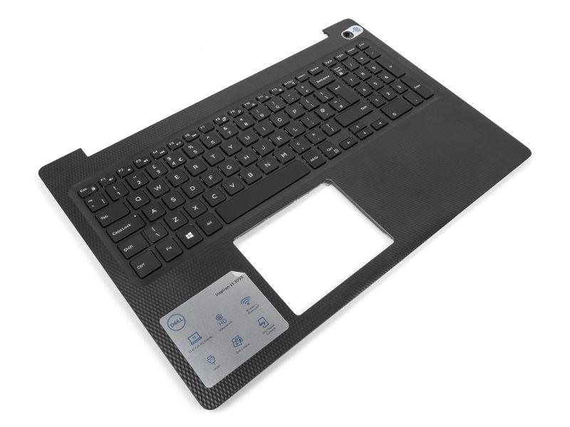 Dell Inspiron 3580/3581/3582/3583 Palmrest & UK ENGLISH Backlit Keyboard - 0P4MKJ + 09J9KG