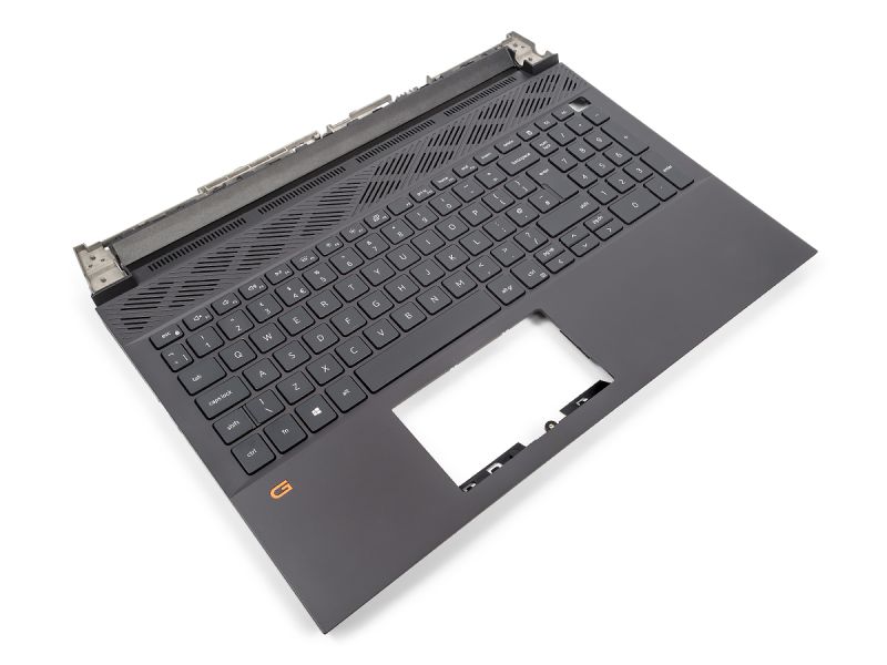 Dell G15 5510/5511/5515 Dark Shadow Palmrest & UK ENGLISH Backlit Keyboard - 0V256H + 0HNK00