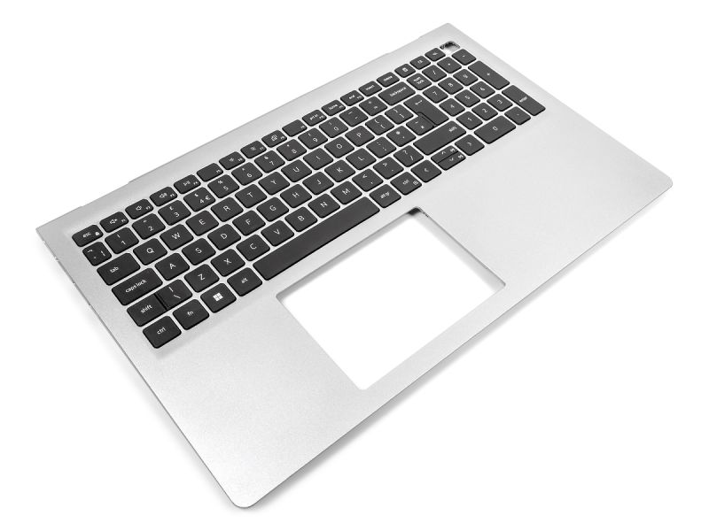 Dell Inspiron 3510/3511/3515/3520/3525 Palmrest & UK ENGLISH Keyboard - 0HM1XV (646C9) - Silver