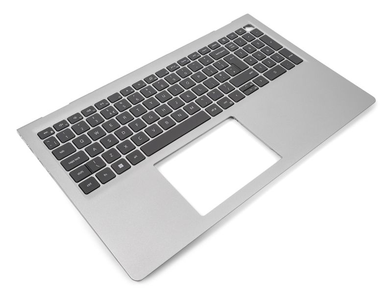 Dell Inspiron 15-3510/3520/3530-Series USB-C Palmrest & UK ENGLISH Keyboard with WiFi Cables - 0YH53N (WPMTT) Silver - New