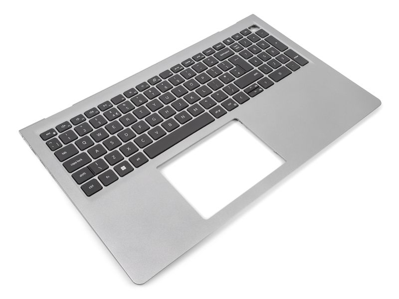 Dell Inspiron 15-3510/3520/3530-Series USB-C Palmrest UK ENGLISH Keyboard - 0G8XT0 (7FVR0) Silver - New