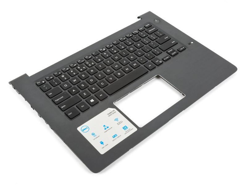 Dell Vostro 5468 Biometric Palmrest & US/INT ENGLISH Keyboard - 0D9GDC + 0M07JJ